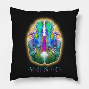 Music Brain Pillow