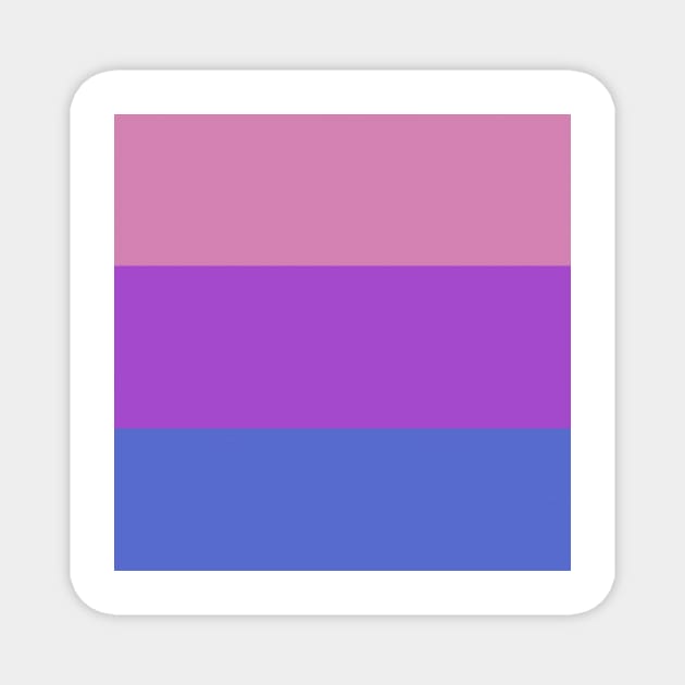 Pastel bi pride flag Magnet by ThePureAudacity