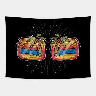 Exotic Vacation Beach Sunglasses Tropical Summer Tapestry