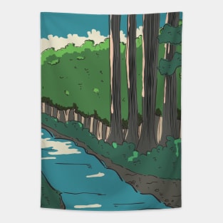 Japanese River Tapestry