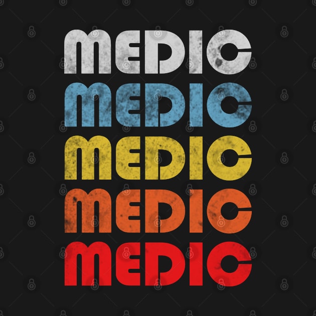 Medic gift retro design. Perfect present for mom dad friend him or her by SerenityByAlex