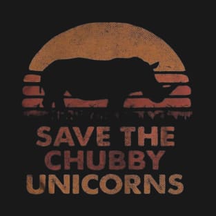 Save The Chubby Unicorns Costume Gift T-Shirt