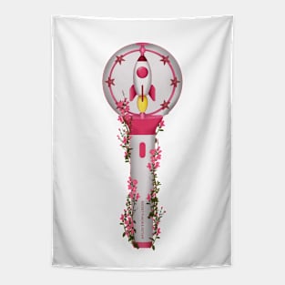 Rocket Punch - Floral Lightstick kpop Tapestry