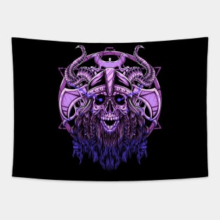 Skull Viking Tapestry