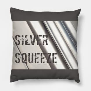 Silver Squeeze Pillow