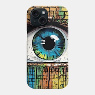 All Seeing Eye The Psychedelic Reality of Our Time Phone Case