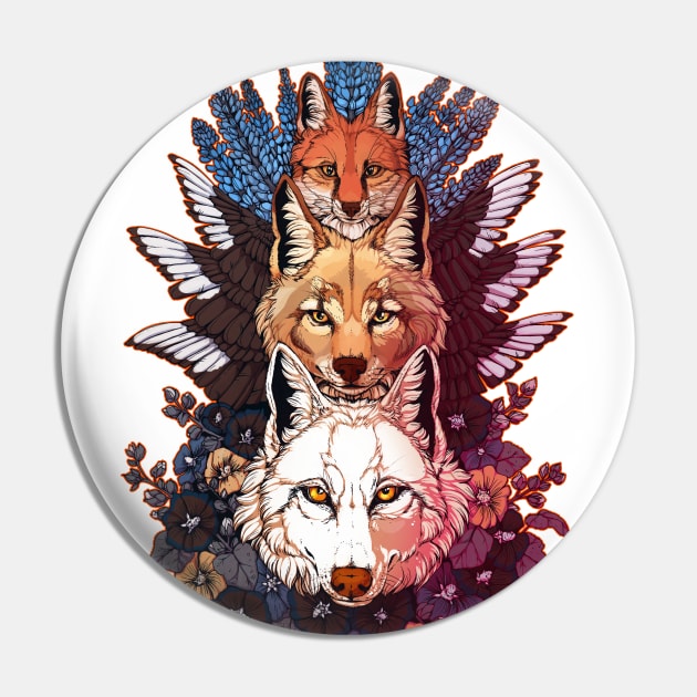 Heraldry Canidae Pin by Plaguedog