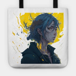 Sad Girl - Anime Style Tote