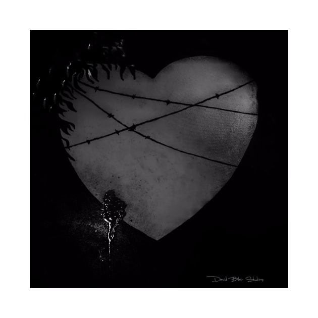 Deadly Heart - By Kim Blair -  Black and White by davidbstudios