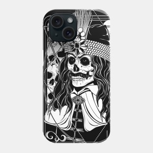 Vlad Dracula - a skull portrait Phone Case