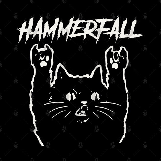 hammerfall and the cat by bubur ayam