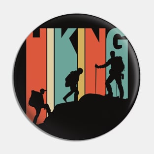 Hiking lines Pin