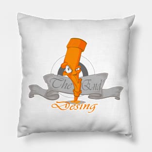 Orange marker Pillow