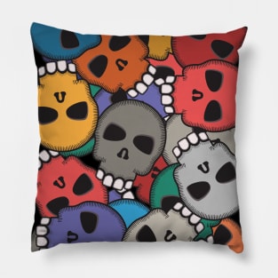 Gumball Skulls Pillow