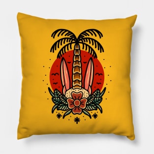 summer palm Pillow