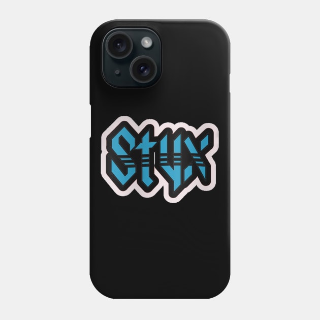 Styx Font Phone Case by Mark Fabian