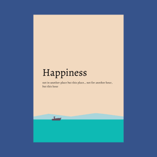 Happiness definition T-Shirt