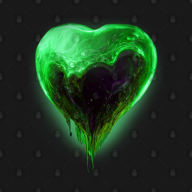 My green heart by orange-teal