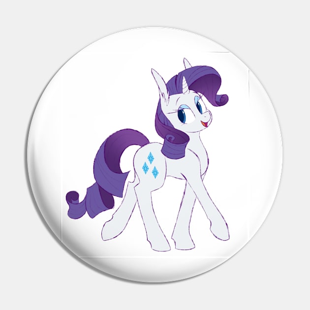 Rarity Pin by DiamondDragnfly