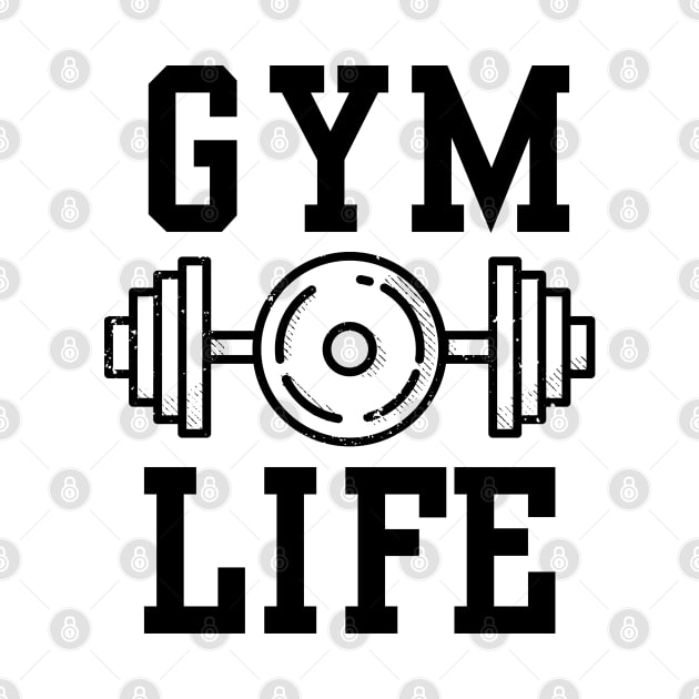 Gym Life Barbell Fitness Set by Claudia Williams Apparel