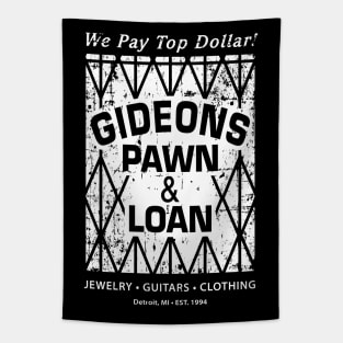 Gideon's Pawn & Loan Window Tapestry