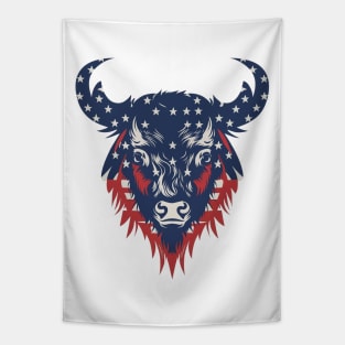 American bison Tapestry