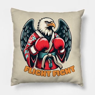 Kickboxing eagle Pillow