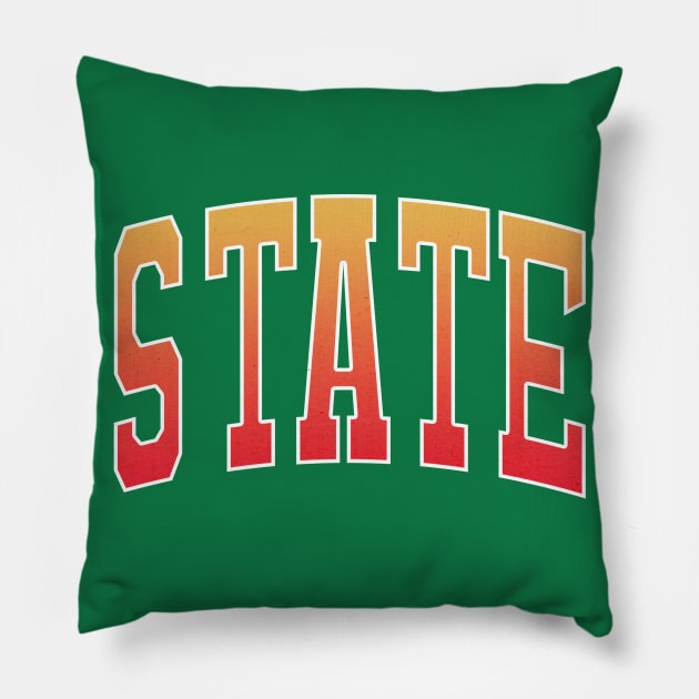 STATE RETRO Pillow by Aspita