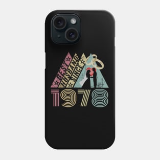 42nd wedding anniversary gifts best husband since 1978 Phone Case