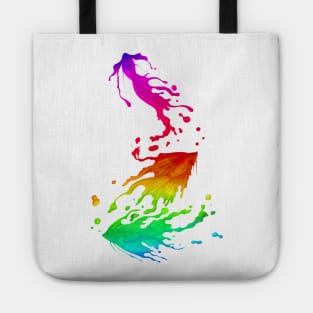 Rainbow Fighting Fish Tote