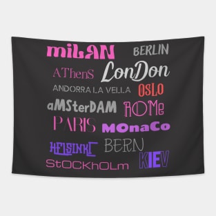 FROM MILAN TO KIEV EUROPE CAPITAL CITYS Tapestry