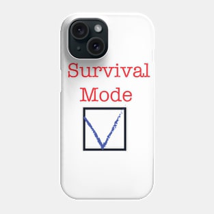 Survival Mode checked Phone Case