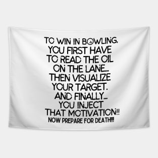 Bowling 101 Tapestry