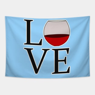 Love Wine Tapestry