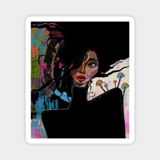 Abstract portrait Magnet