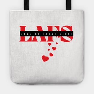 and White Love at First Sight Design Tote