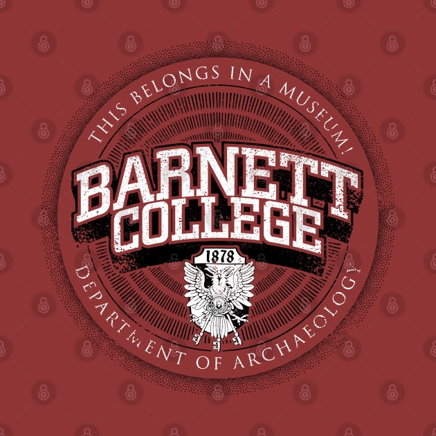 Barnett College Department of Archaeology by Geekeria Deluxe