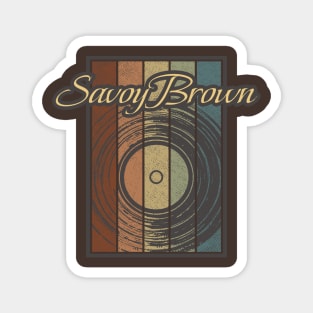 Savoy Brown Vynil Silhouette Magnet