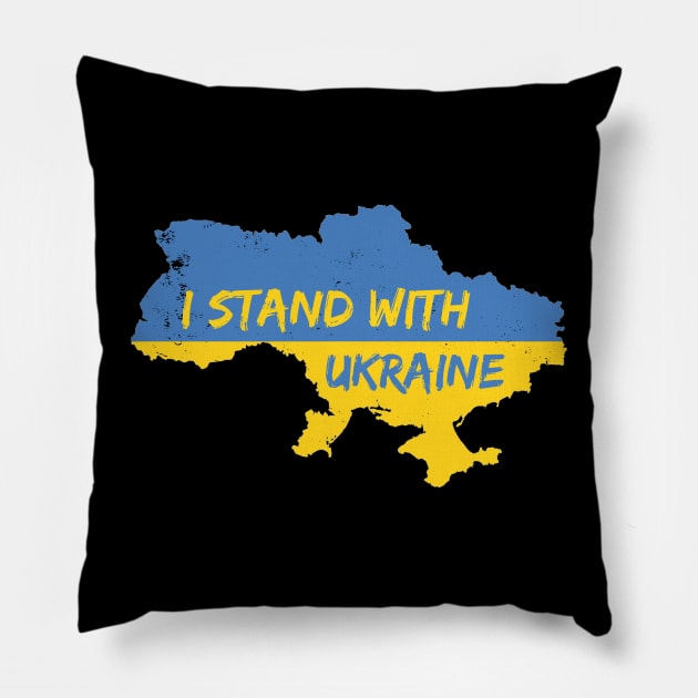 I Stand With Ukraine Pillow by oneduystore