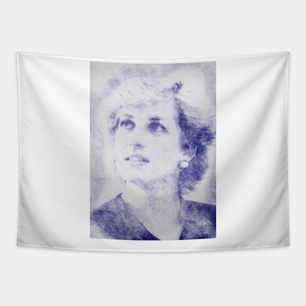 diana princess Tapestry by pucil03