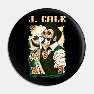 J. COLE RAPPER Pin