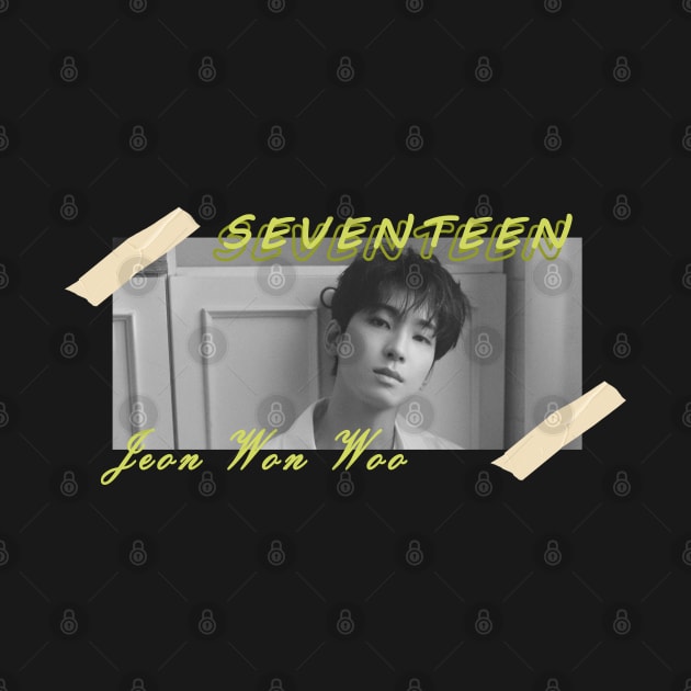 Kpop Design Wonwoo Seventeen by Design Kpop Aesthetic Store