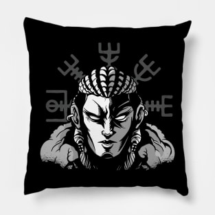 Viking Female Warrior Pillow