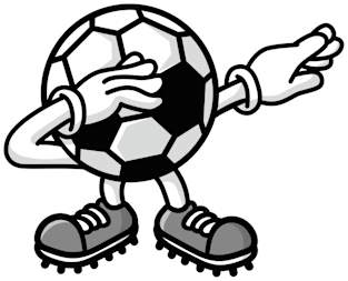 Dab dabbing soccer Fußball football ball voetbal Magnet