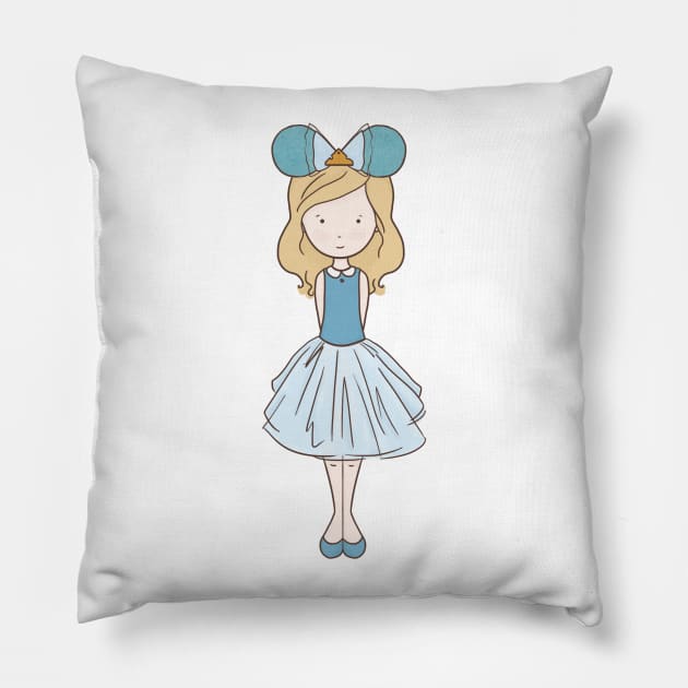 Sleeping Fan Girl Pillow by littlemoondance