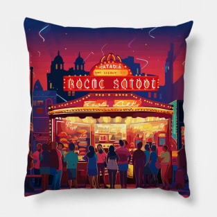 Hot dog stand Pillow