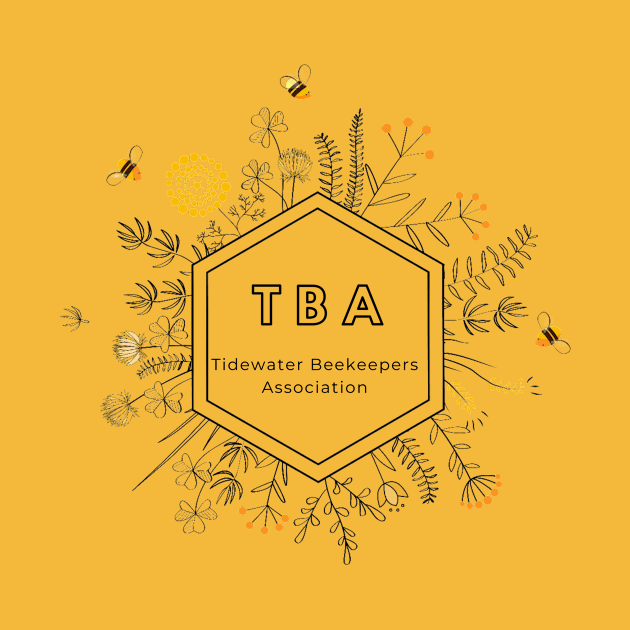 TBA Flower & Bee Hex by Tidewater Beekeepers