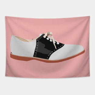 Black and White Shoe Tapestry