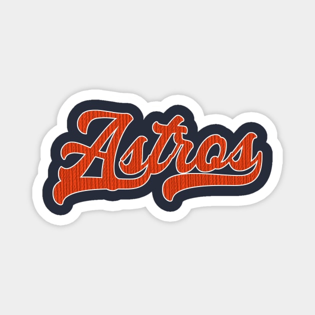 Astros Embroided Magnet by CovpaTees