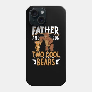 Cool bears - father and son Phone Case